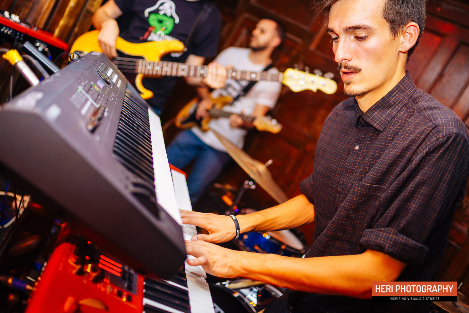 Jean Baptiste Beltra (France) sitting in the keys